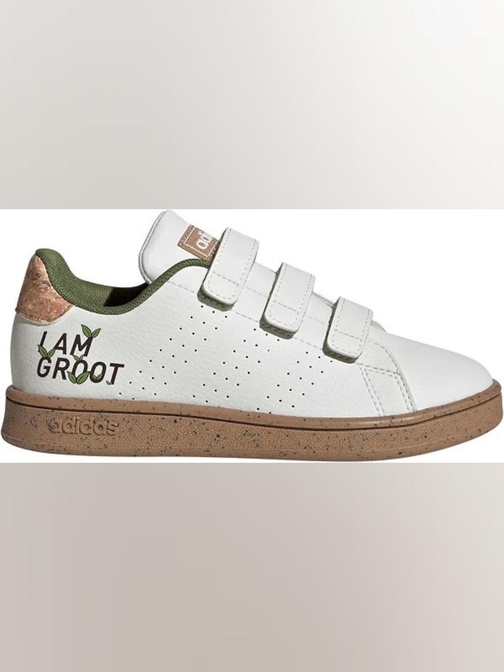 Adidas Advantage x Marvel Shoes Kids Sneakers White & Brown